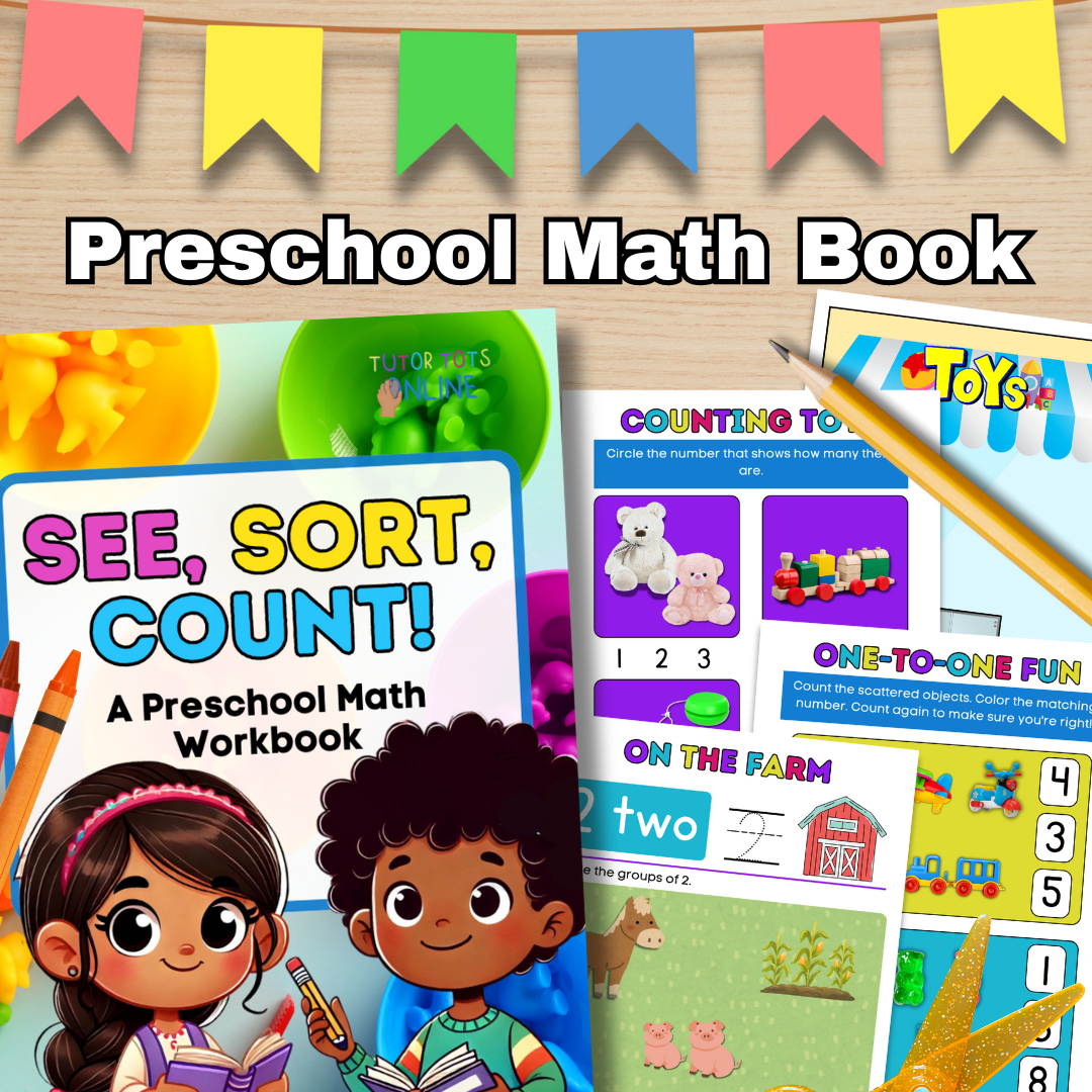 See, Sort, Count! Early Math Workbook (Ages 3-5)